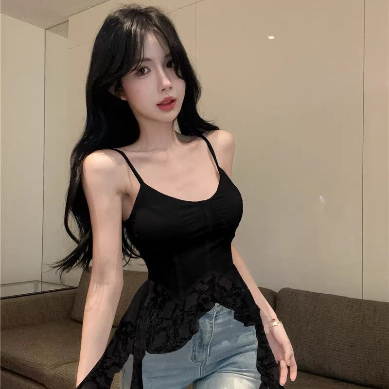 レースデザインキャミソール