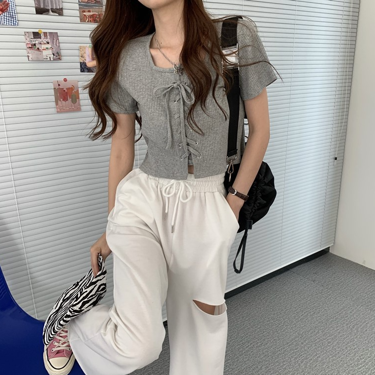 リボンレーストップス