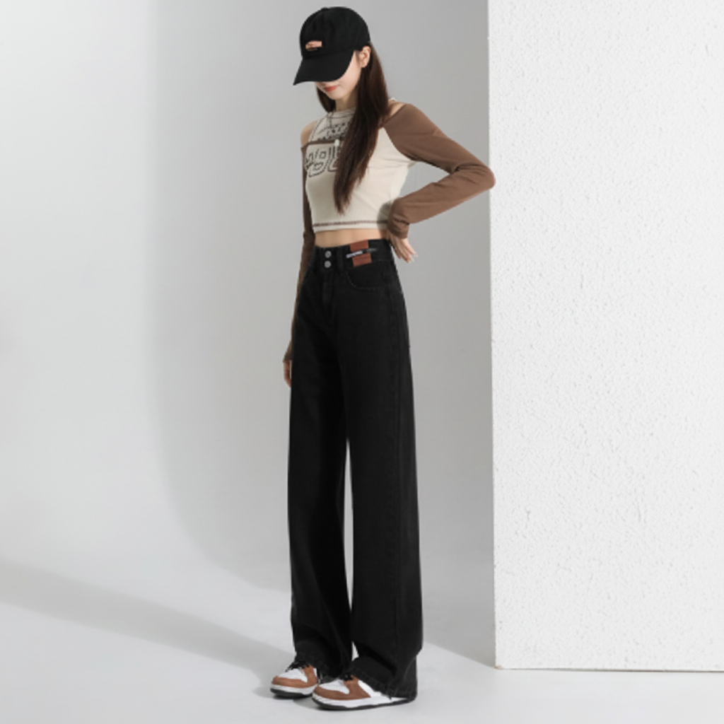 ブラックパンツ文字なし