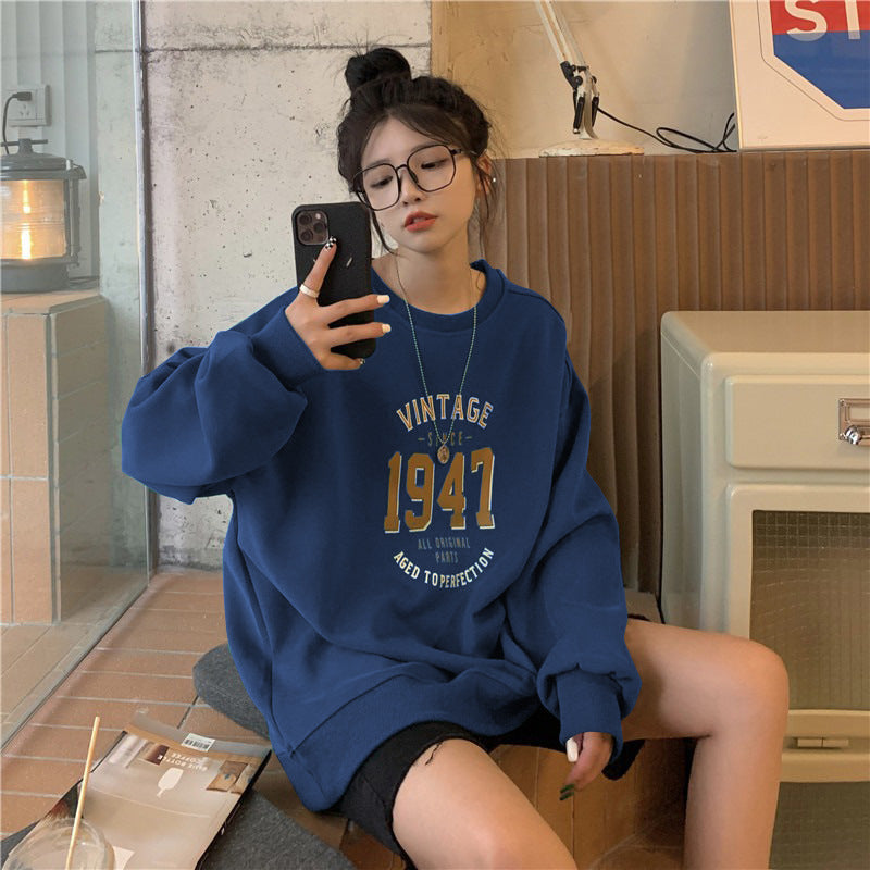 ベルベットロゴスウェット