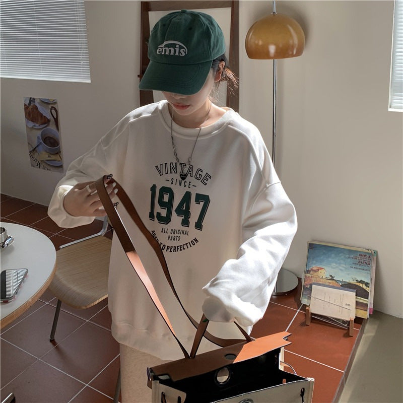 ベルベットロゴスウェット